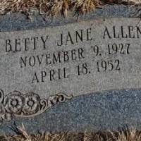 Betty Jane ALLEN
