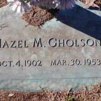 Hazel M GHOLSON